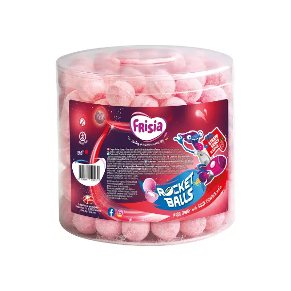 Rocket Balls Citric Fraise Vegan
