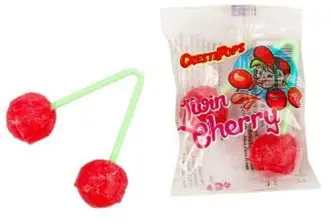 Cherry Twins Sucette